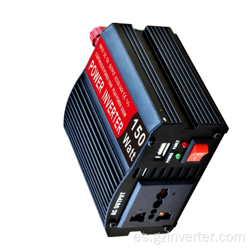 150W 12V 110V/220V mini inversor de automóvil de onda modificado